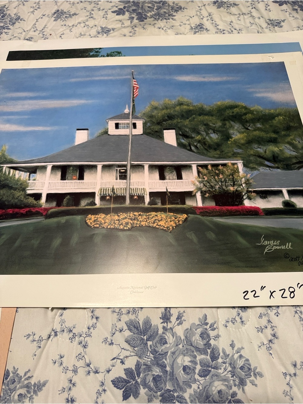 Framed Country Club Landscape Art Print